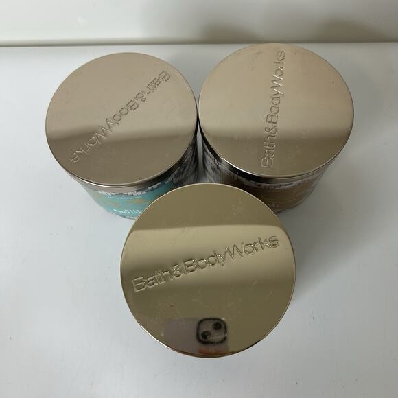 Bath & Body Works Candles Sedona Sandstone Bali Icelandic Waters 3 Wick 14.5oz - Picture 3 of 10